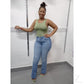 Buy-Ladies Super Stretchy Super Strong Bootleg Denim Jeans | Plain | "Khozi"-Online-in South Africa-on Zalemart