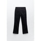Buy-Ladies Super Strong Slightly Stretchy Cropped Flared Jeans | Plain | "Zia"-Online-in South Africa-on Zalemart