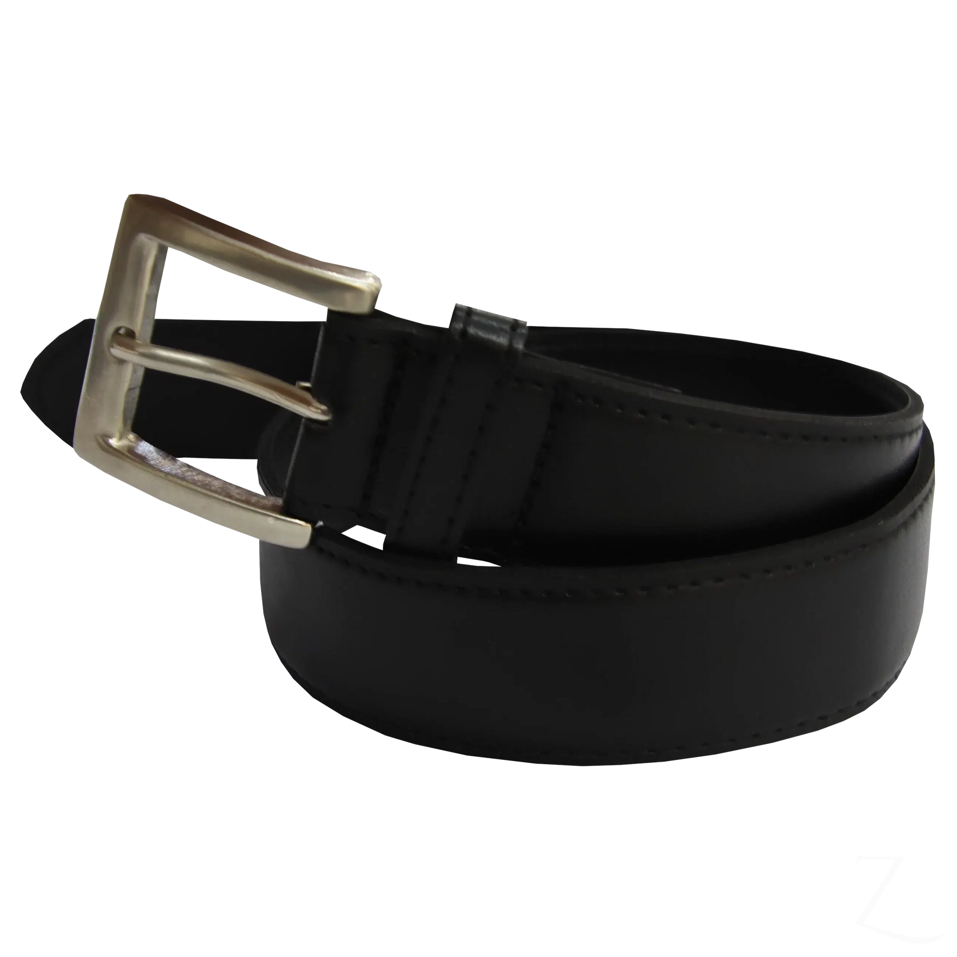 Buy-Leather Belt - Black - Genuine Leather-24-Online-in South Africa-on Zalemart