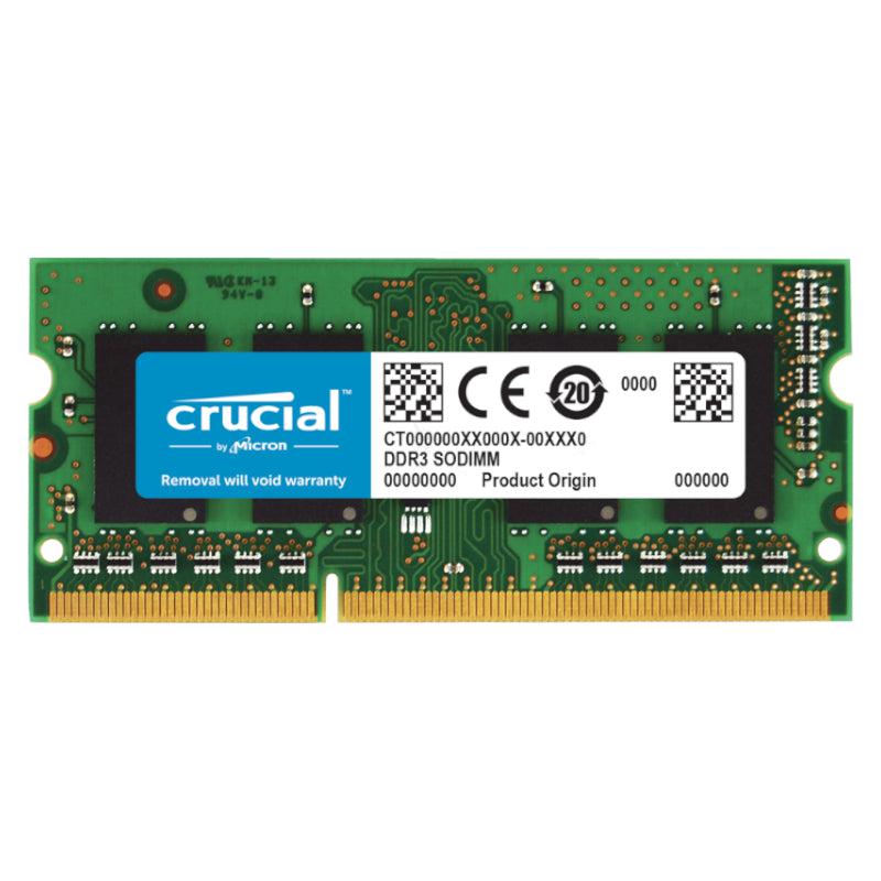 Crucial 4GB DDR3 1600MHz SO-DIMM Single Rank