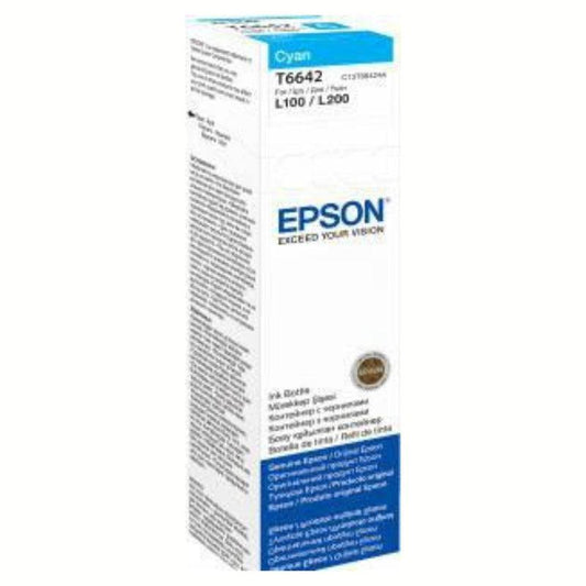 Epson T6642 Cyan Ink Bottle 70ml EcoTank