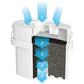 Aqua Optima Filter 3 Piece Pack Plastic White 30 Day "Evolve+"