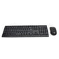 GoFreetech Wireless Keyboard / Mouse Combo - Black