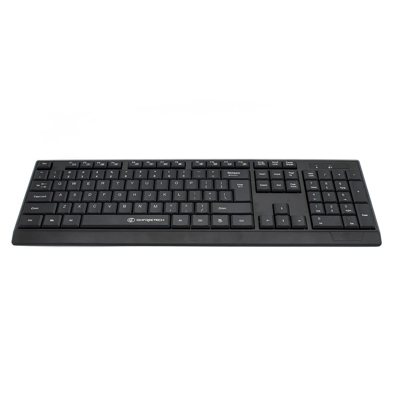 GoFreetech Wireless Keyboard / Mouse Combo - Black