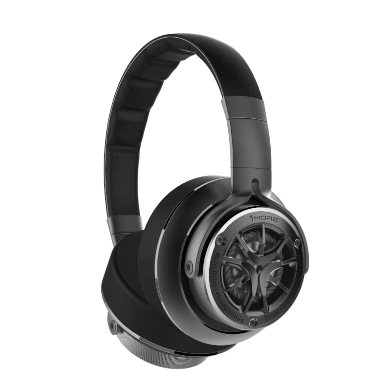 1MORE HiFi H1707 Triple Driver Hi-Res Certified 3.5mm Over-Ear Headphones - Silver