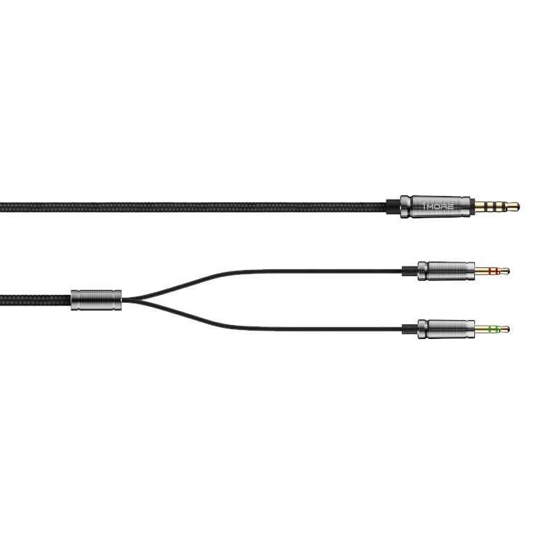 1MORE HiFi H1707 Triple Driver Hi-Res Certified 3.5mm Over-Ear Headphones - Silver
