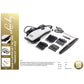 Lucky Hair Clipper 8 Piece Set Plastic White 10W "Magicut"