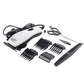 Lucky Hair Clipper 8 Piece Set Plastic White 10W "Magicut"