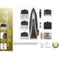 Lucky Hair Clipper Titanium Black 10W "Titanium"