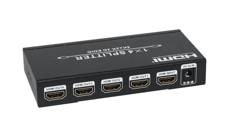 HDCVT 1x4 HDMI 1.4 Splitter supports HDCP1.4 and EDID