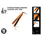 Ace Hair Straightener Ceramic Orange Swivel Cord 35W "Pro Styler"