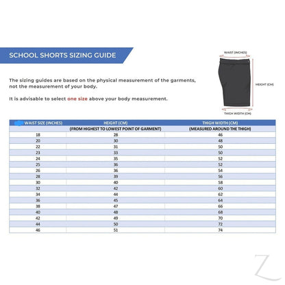School Shorts - Grey