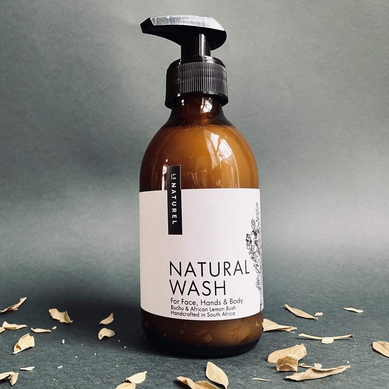 Natural Wash (200ml) - For Hands, Face & Body