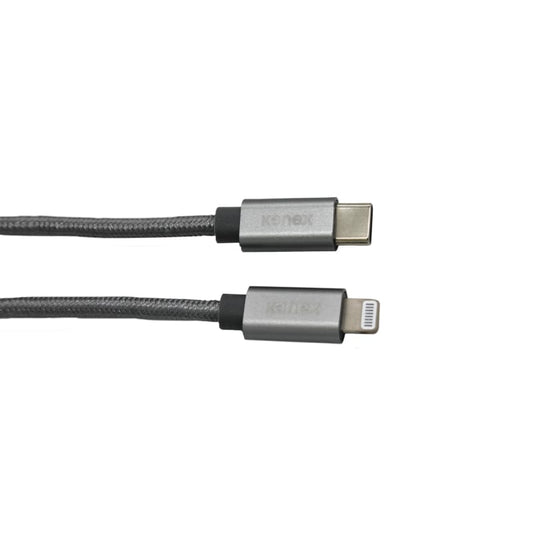 Kanex USB-C to Lightning 2m Durabraid Cable Space Grey