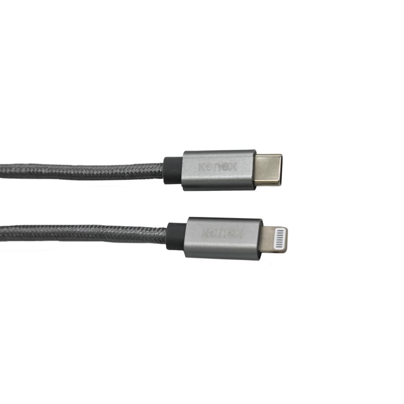 Kanex USB-C to Lightning 1.2m Durabraid Cable - Space Grey