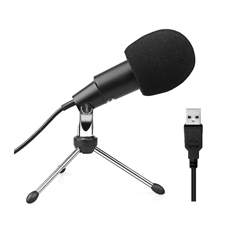 Fifine K668 Uni-Directional USB Condensor Microphone with Tripod - Black