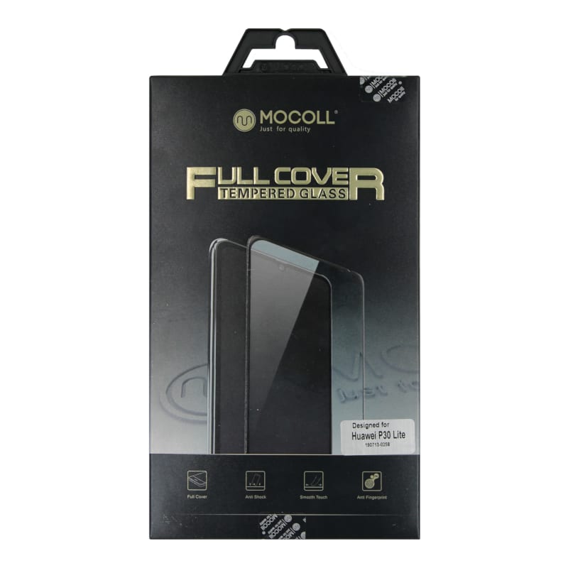 Mocoll 2.5D 9H Tempered Glass Full Cover 0.33mm Huawei P30 Lite - Black