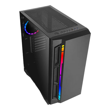 Antec NX400 ARGB LED Tempered Glass Side (GPU 330mm) ATX | Micro ATX | ITX Gaming Chassis - Black