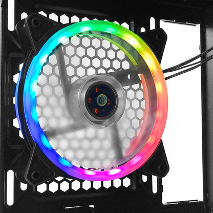 Antec NX400 ARGB LED Tempered Glass Side (GPU 330mm) ATX | Micro ATX | ITX Gaming Chassis - Black