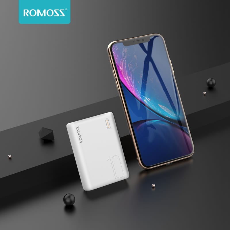 Romoss Simple 10 10000mAh Power Bank - White