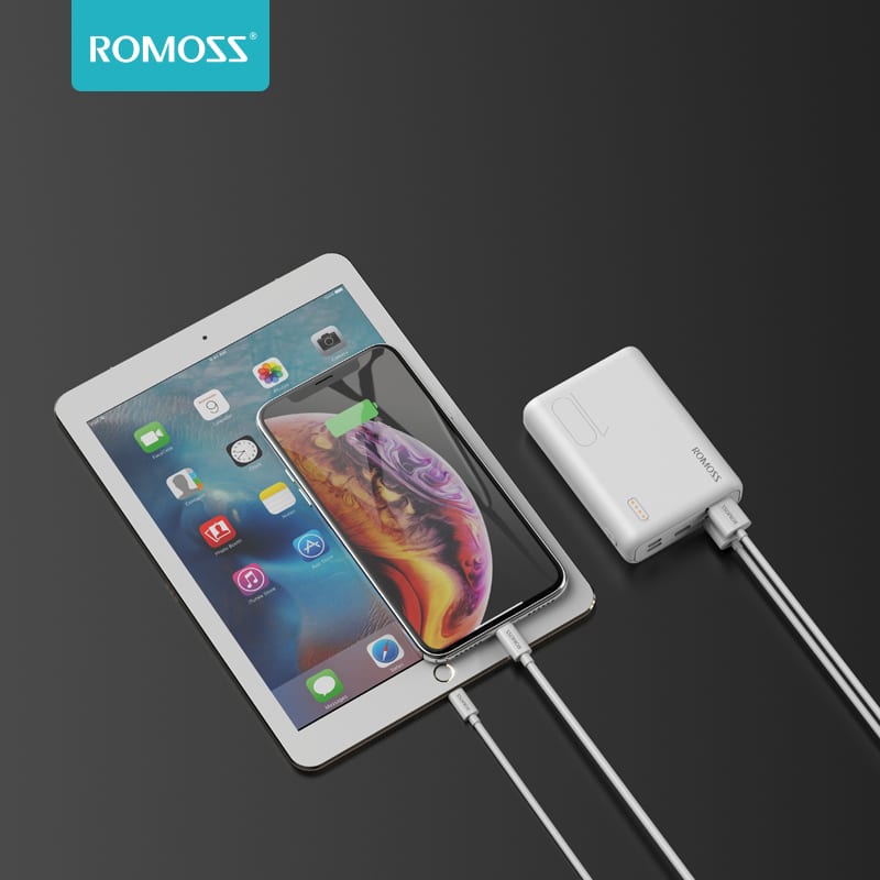 Romoss Simple 10 10000mAh Power Bank - White