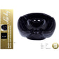 Lucky Basin Curved With Tap Holes Ceramic Black