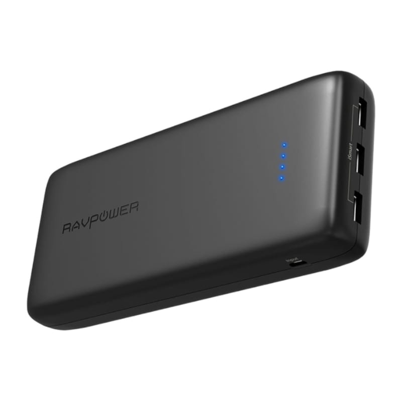 RAVPOWER 32000mAh | 3 x USB | 6A output Power Bank - Black