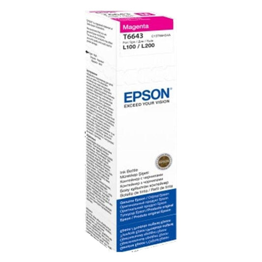 Epson Magenta Ink Bottle 70ml EcoTank L565/ L550/ L486/ L455/ L386/ L382/ L365/ L355/ L355/ L310/ L3070 ... Epson 6500 pages
