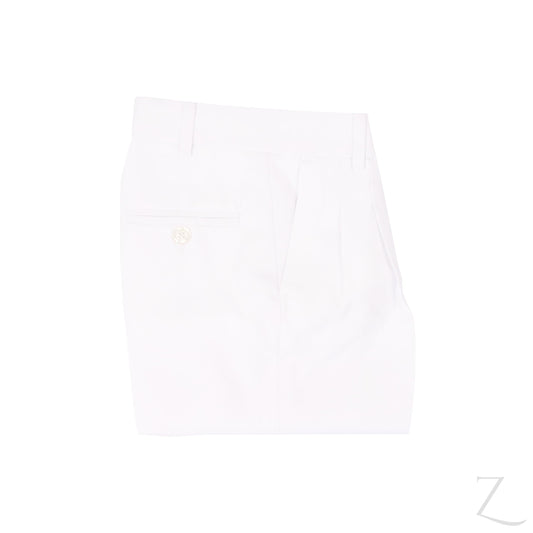 Beltloop Trouser - White