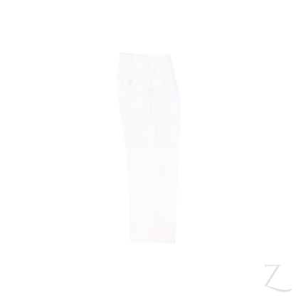 Beltloop Trouser - White