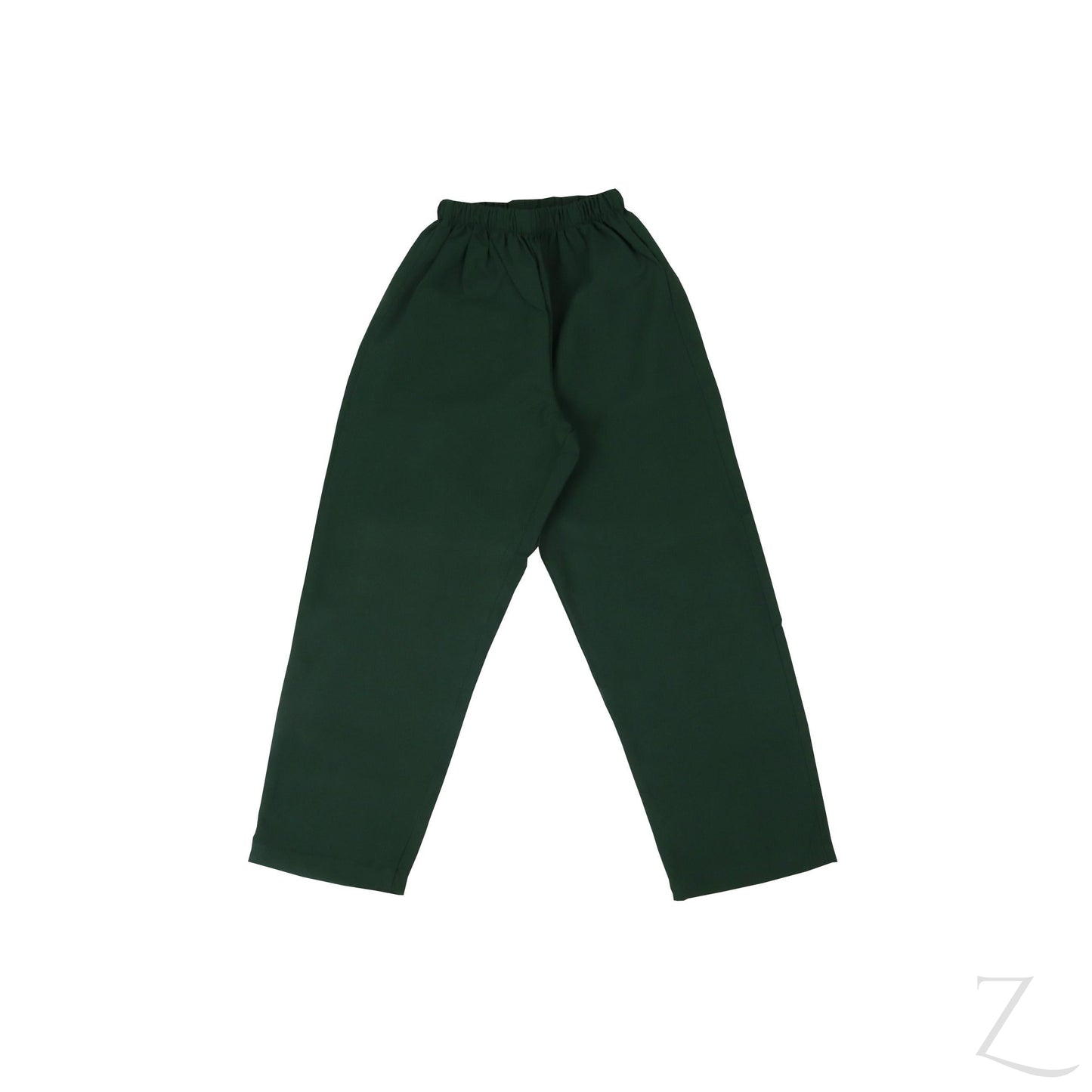 Elasticated Plain Pants - Bottle