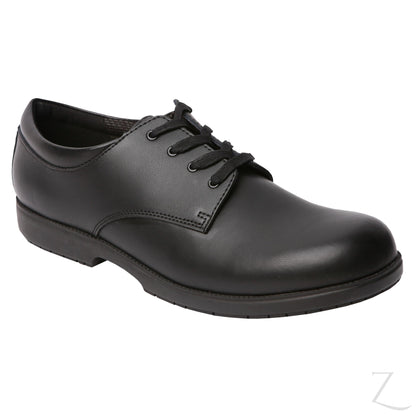 Greencross Lace Up School Shoes - Black