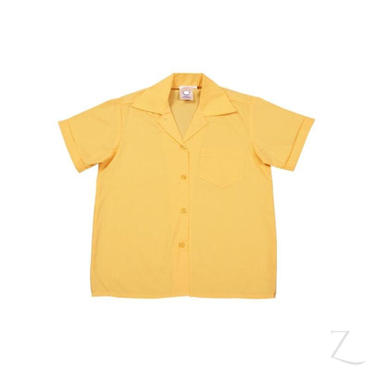 Shortsleeve Gladneck Blouse - Gold