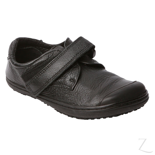 Froggies Velcro Boys School Shoes - Black