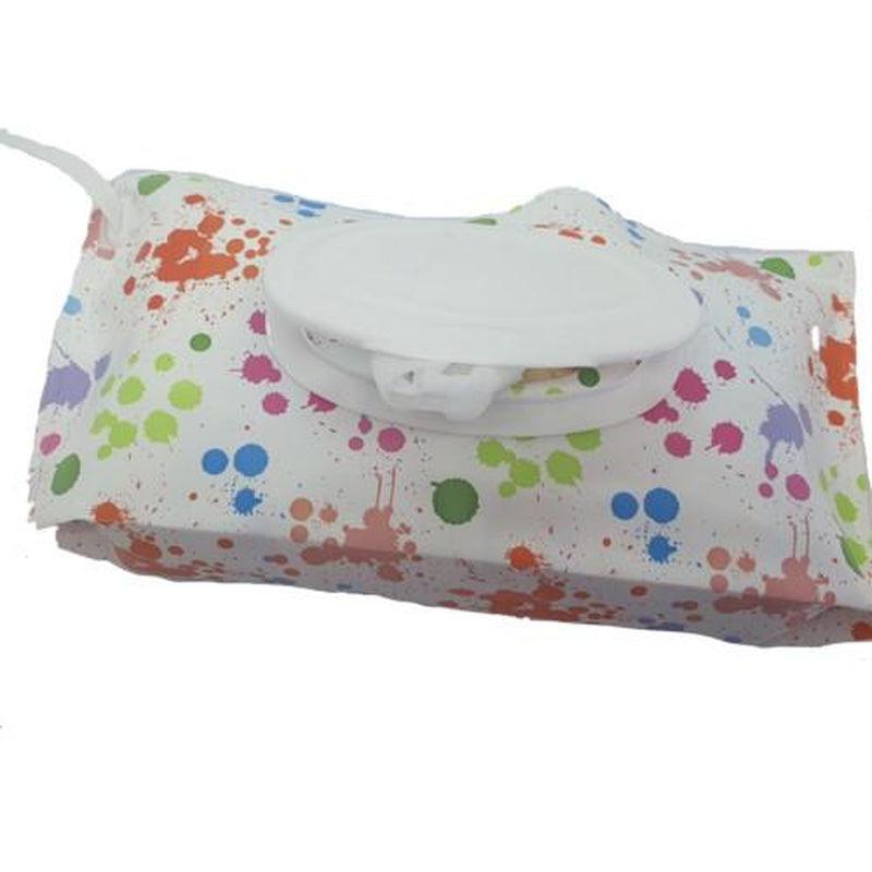 Reusable Wet Wipes Pouch - Splashed Paint - Zalemart