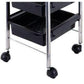 Lucky Salon Trolley Plastic Black 5 Tier