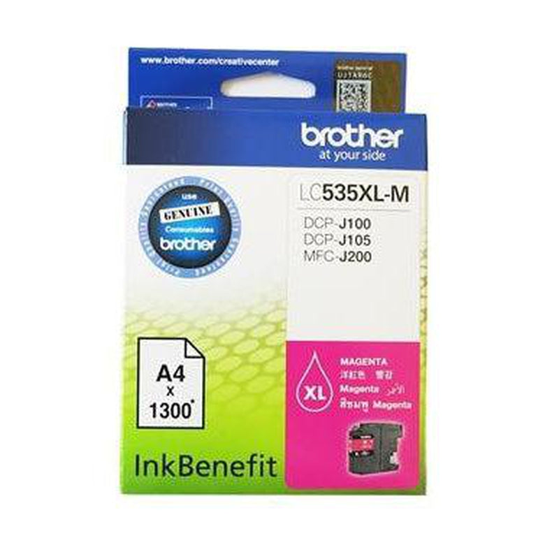 Brother High Yield Magenta Cartridge for DCPJ105/ MFCJ200 | LC535X-M
