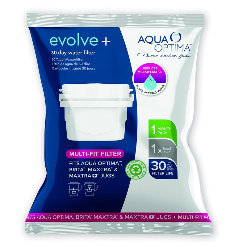 Buy-Aqua Optima Filter Single Plastic White 30 Day "Evolve+"-Online-in South Africa-on Zalemart