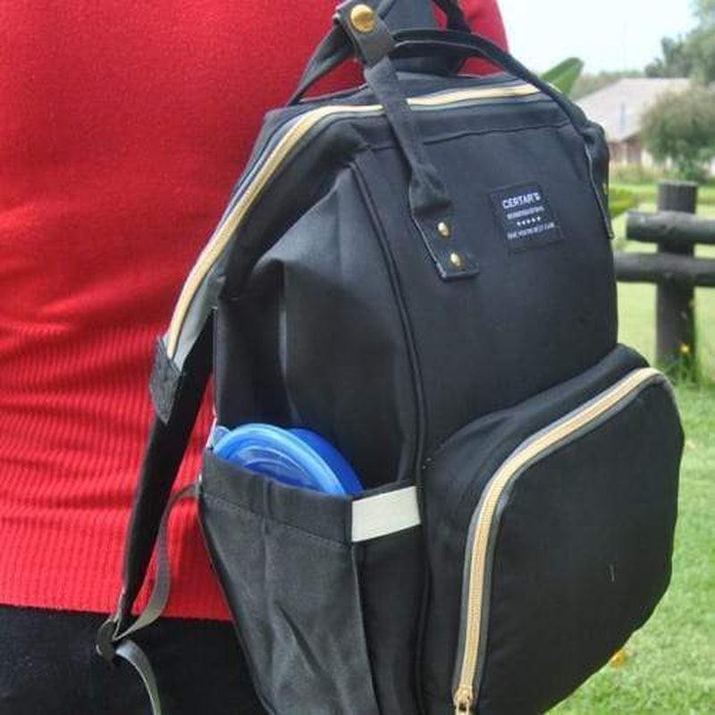 Backpack Baby Bag - Black - Zalemart