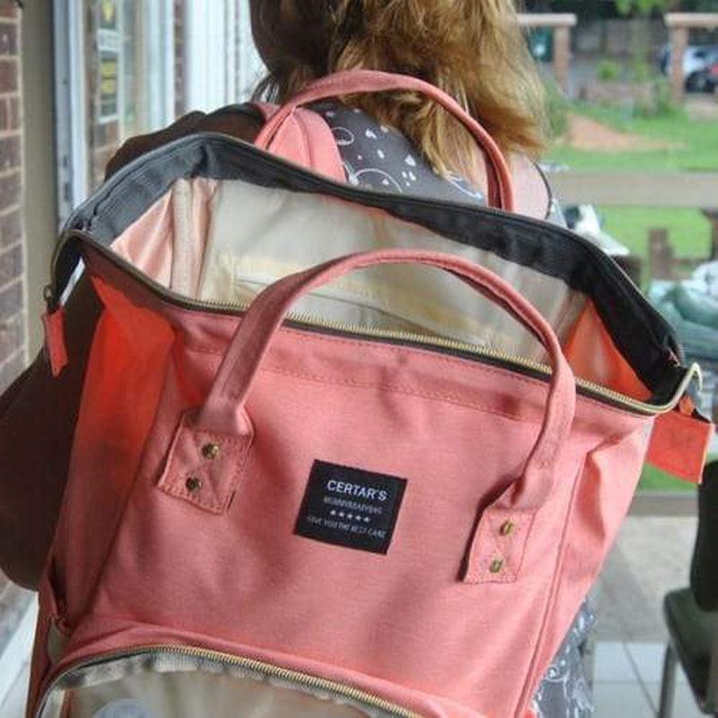 Backpack Baby Bag - Peach - Zalemart