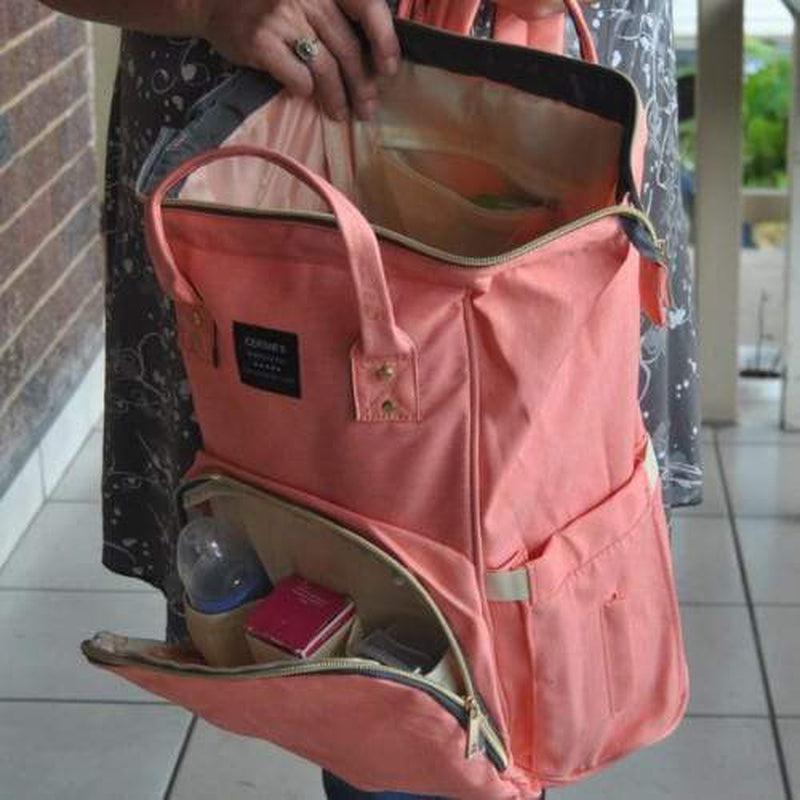 Backpack Baby Bag - Peach - Zalemart