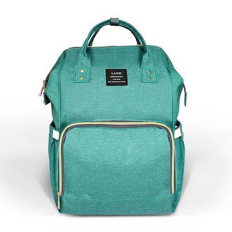 Backpack Baby Diaper Bag – Aqua - Zalemart