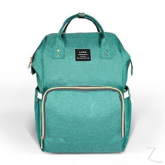 Backpack Baby Diaper Bag – Aqua - Zalemart