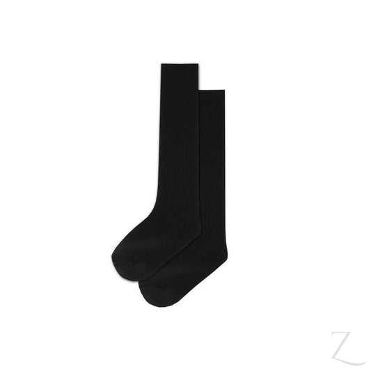 Buy-Boys 3/4 Long Socks - Black-Small-Online-in South Africa-on Zalemart
