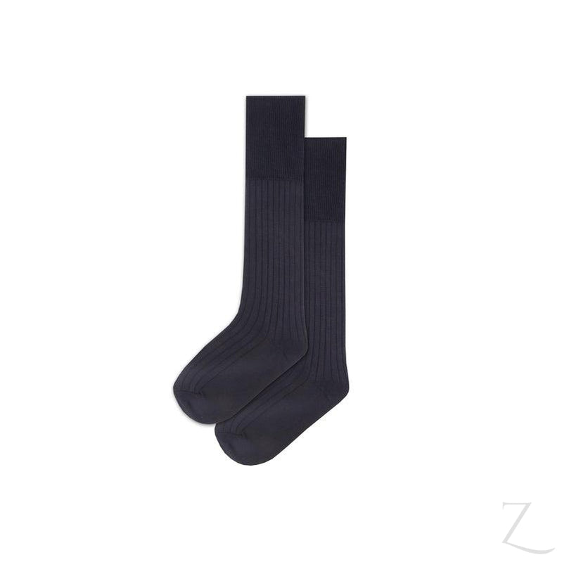 Buy-Boys 3/4 Plain Long Socks - Navy-Small-Online-in South Africa-on Zalemart