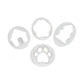 Cookie Cutter Set - Doggy Paw & House - Zalemart
