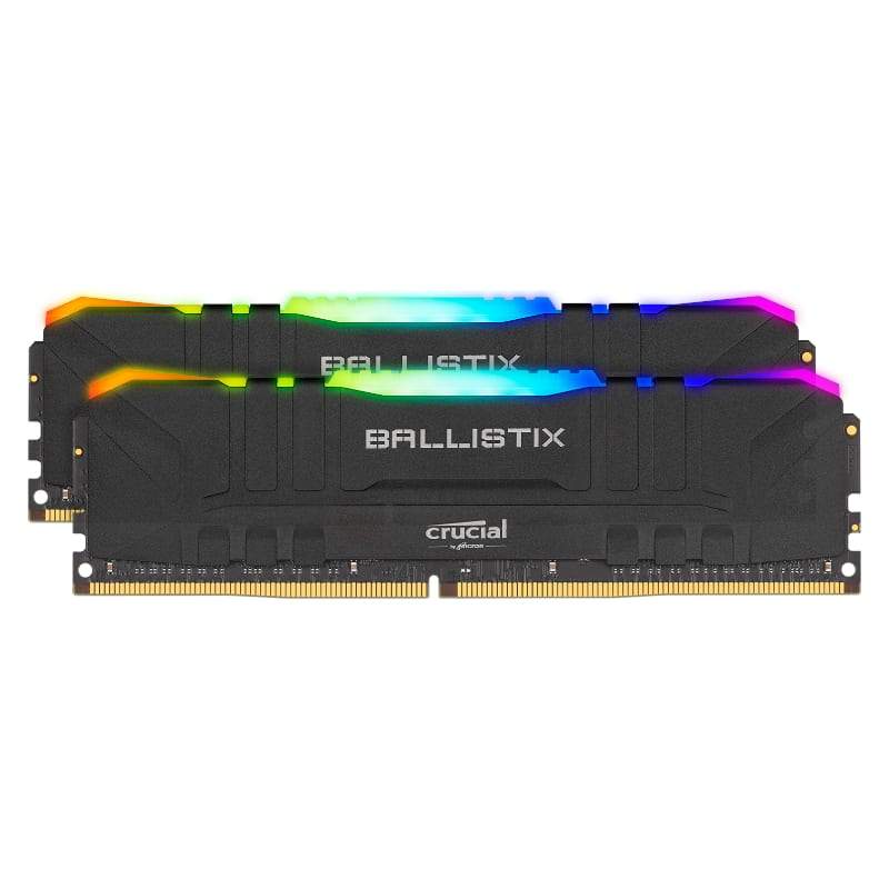 Buy-Crucial Ballistix RGB 16GBKit (2x8GB) DDR4 3200MHz Desktop Gaming Memory - Black-Online-in South Africa-on Zalemart