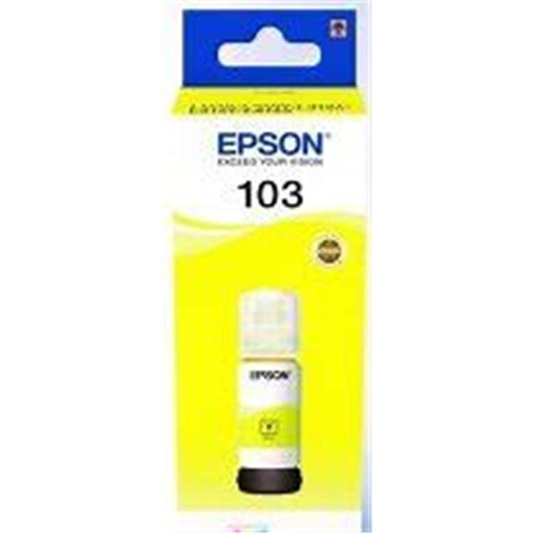 Buy-Epson Ink Bottles Yellow 65ml EcoTank L5190 / L3111 / L1110 / L3150 / L3110 Epson 7500 pages-Online-in South Africa-on Zalemart