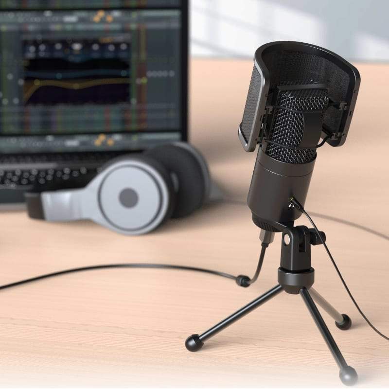 Buy-Fifine K683A Type-C Cardioid USB Microphone + TRIPOD-Online-in South Africa-on Zalemart