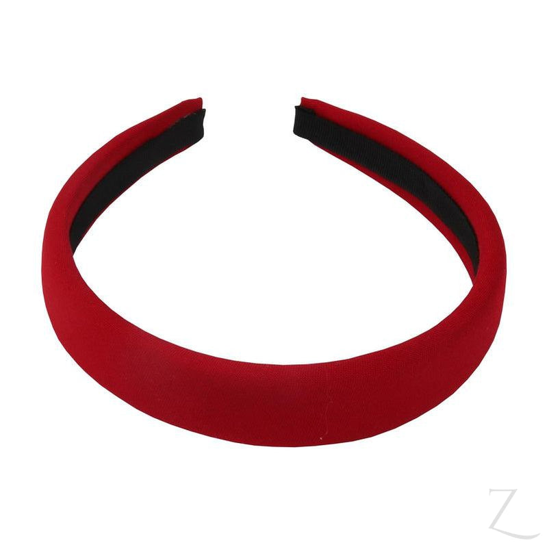 Buy-Hair Accessories Plain - Padded Alicebands-Red-Online-in South Africa-on Zalemart